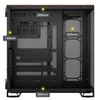 Corsair Case 6500X Mid-Tower DUAL CHAMB B/WAL - Image 5