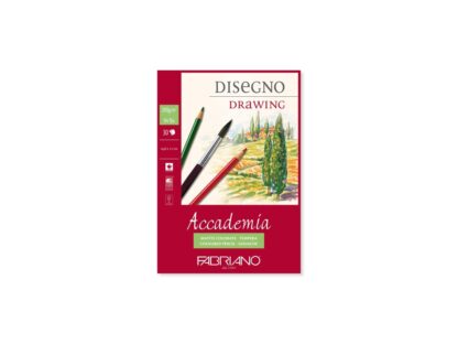 Drawing block Accademia Drawing, A5, 200gr, 30 sheets, without spiral Fabriano