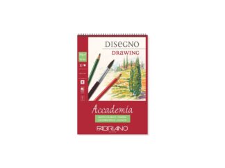 Drawing block Accademia Drawing, A5, 200gr, 30 sheets, with spiral Fabriano