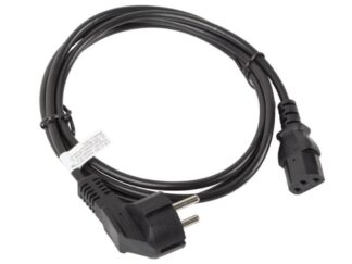 CEE 7/7->IEC 320 C13 POWER CORD 1.8M BLACK