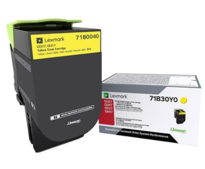 LEXMARK 71B0040 YELLOW TONER CARTRIDGE - Image 3