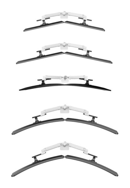 Neomounts double monitor arm 24"-34" white - Image 9