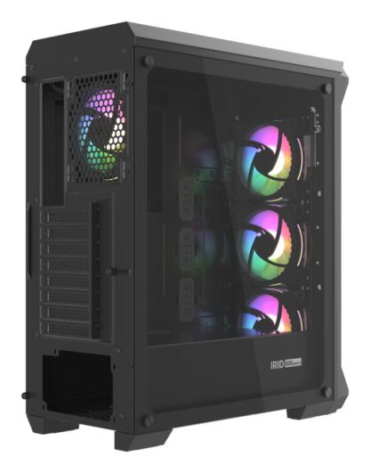 PC Case GENESIS IRID 505 ARGB V2 MID BLACK - Image 7