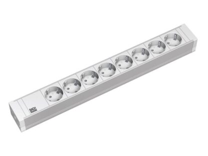 Bachmann PDU 1U 8 SCH PVC 2M Grey - Image 2