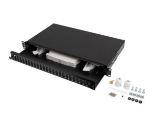 19" rack fiber patch panel 1U 24x SC