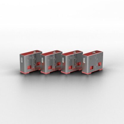 Lindy 10 USB Port Locks PINK no Key - Image 5