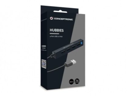 CONCEPTRONIC USB HUB 4PORT HUBBIES05B - Image 9