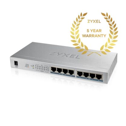 ZYXEL GS1008-HP 8PORT POE DESKTOP SWITCH - Image 8