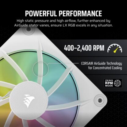 Corsair iCUE LINK LX120 RGB WHITE fan - Image 10