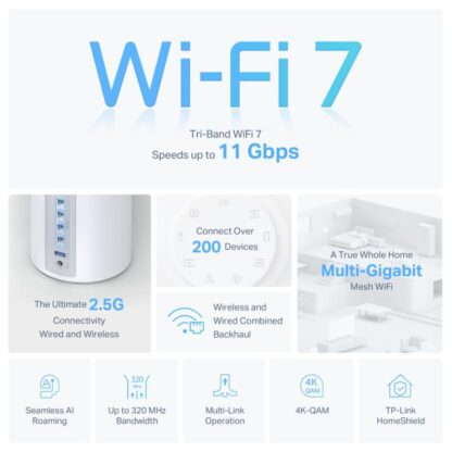 TP-LINK KIT BE9300 MESH WIFI 7 2PK - Image 11