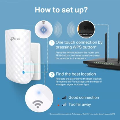 TP-Link AC750 WI-FI RANGE-EXTENDER RE190 - Image 7