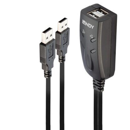 Switch KM Lindy 2 Port USB 1.1m, black - Image 2