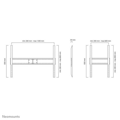 Neomounts Screen TV Wall Mount Fix LFD 60"-100" - Image 6