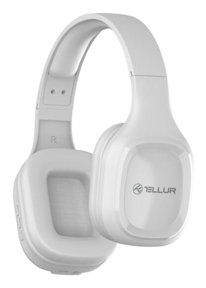 Headphones with microphone. Tellurium Pulse, white - Image 6