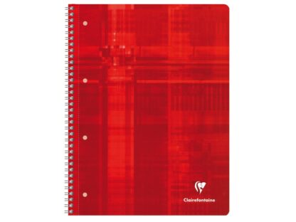 Wirebound notebook with coloured edges A4+ Studium