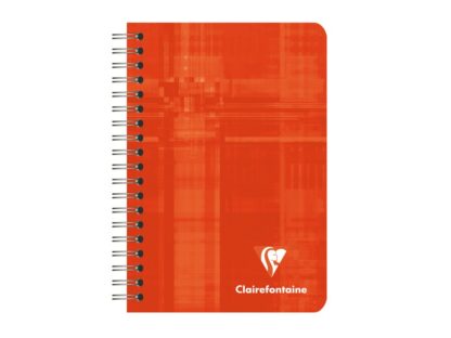 Wirebound notebook, 9,5x14cm, 90sh. Lined - Image 2