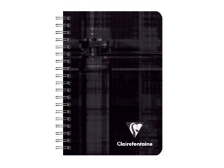 Wirebound notebook, 9,5x14cm, 90sh. Lined