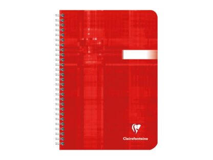 Wirebound notebook, 14,8x21cm , 50sh. Seyès