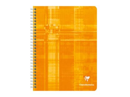 Wirebound Notebook, 17x22cm, 50sh. Sq. 4x4