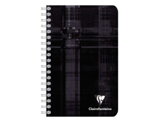 Wirebound notebook, 11x17cm, 90sh. Sq.5x5