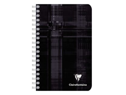 Wirebound notebook, 11x17cm, 90sh. Sq.5x5