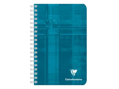 Wirebound notebook, 11x17cm, 90sh. Sq.5x5 - Image 3