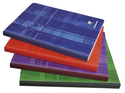 Clothbound notebook, 17x22cm, 192sh. Seyès