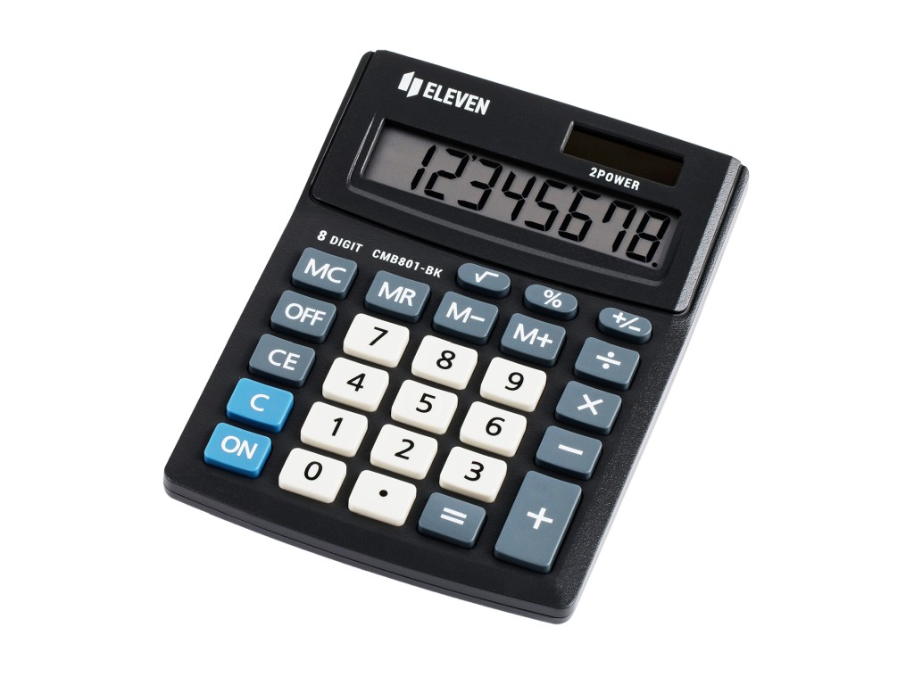 Small desktop calculator economy line CMB801BK - EU Supplies