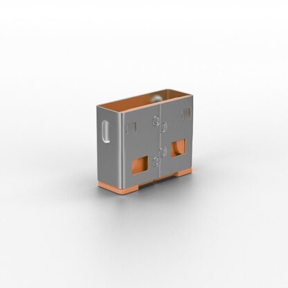 Lindy 10 USB Port Locks ORANGE no Key - Image 3