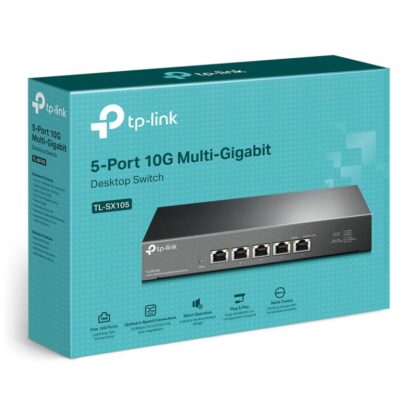 TP-Link Switch 5 Ports-10G UNMANAGED DESK METAL - Image 11