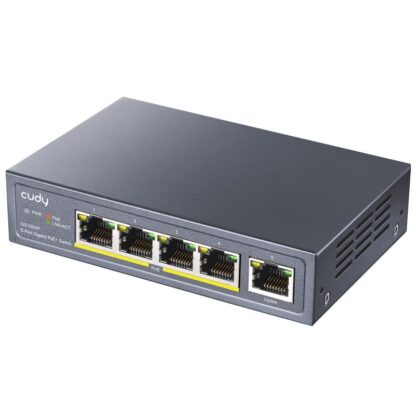 CUDY 5-Port Gigabit PoE+ Switch 60W - Image 3