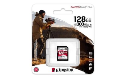 SD CARD Kingston 128GB CL10 UHS-I Canvas React Plus - Image 4