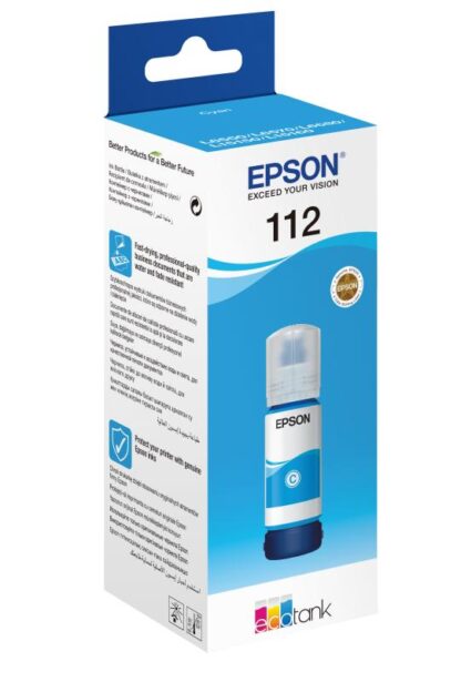 EPSON 112 PIGMENT CYAN INK BOTTLE - Image 4