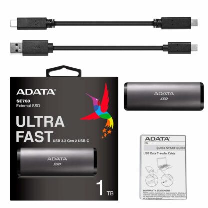 External SSD ADATA SE760 512GB TITANIUM - Image 7