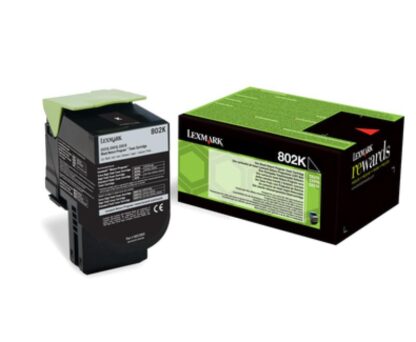 LEXMARK 80C20K0 BLACK TONER - Image 2