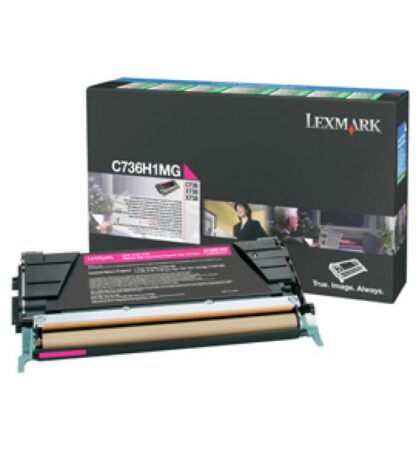 LEXMARK C736H1MG MAGENTA TONER - Image 2