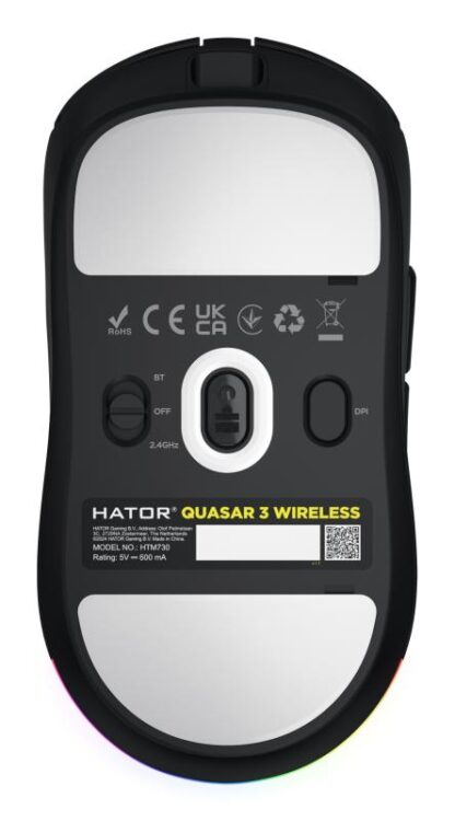 Hator Quasar 3 wireless mouse, black - Image 3