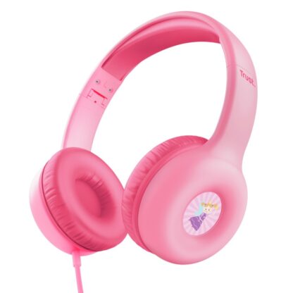 Trust Nouna wired headphones for kids, pink - Image 5
