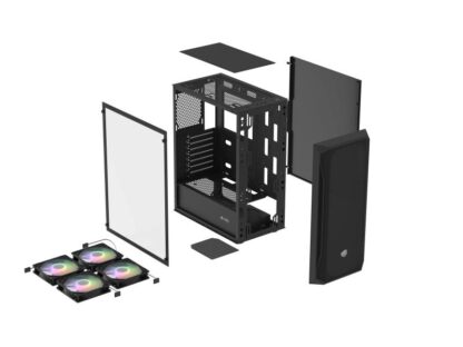 PC Case FURY SHOBO SH4F MID TOWER RGB BLACK - Image 5