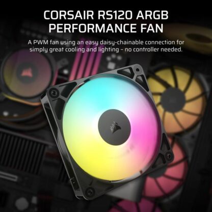 Fan Corsair RS120 ARGB BLACK - Image 7