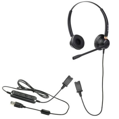 Tellur Voice 5200N USB headphones, black - Image 7