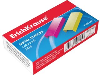 Staples 24/6 coloured 1000pcs EK
