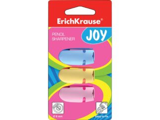 Set of 3 plastic sharpeners JOY, in blister EK