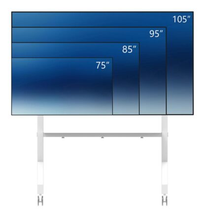Neomounts Fixed Floor Stand 65"-110" 125 kg Black - Image 4