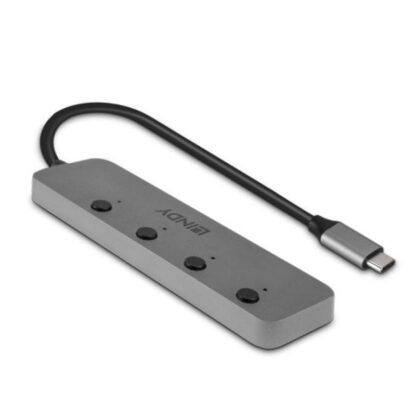 Hub Lindy 4 Port USB 3.2 On/Off button - Image 6