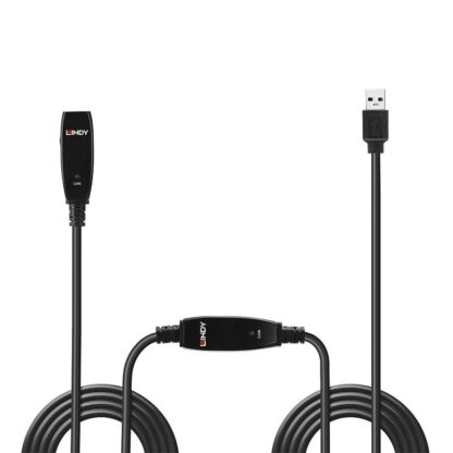 Lindy 15m USB 3.0 Active Extension Slim cable, black - Image 6