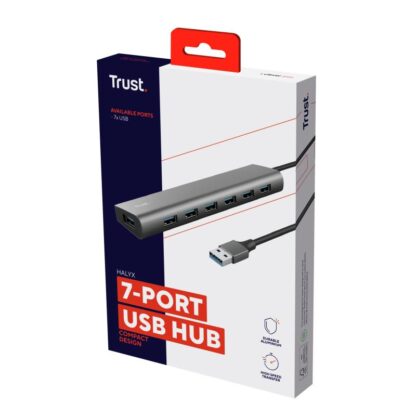 Hub Trust Halyx 7xUSB 3.2 Gen1, gray - Image 16