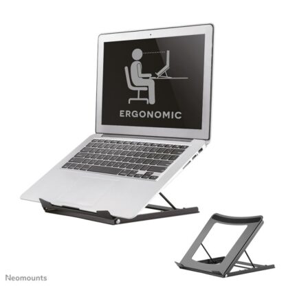 Neomounts Newstar Foldable Laptop Stand - Black - Image 4