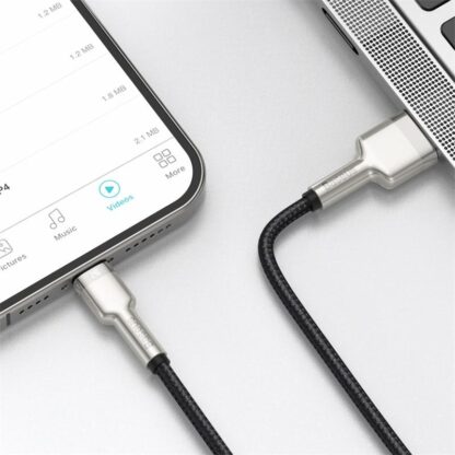 Cable Baseus Cafule USB-Lighting, black - Image 4
