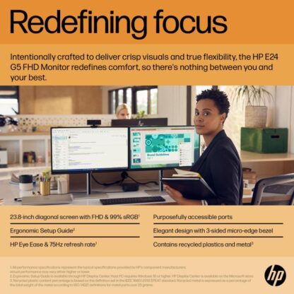 HP MONITOR E24 G5 FHD 3yw - Image 8